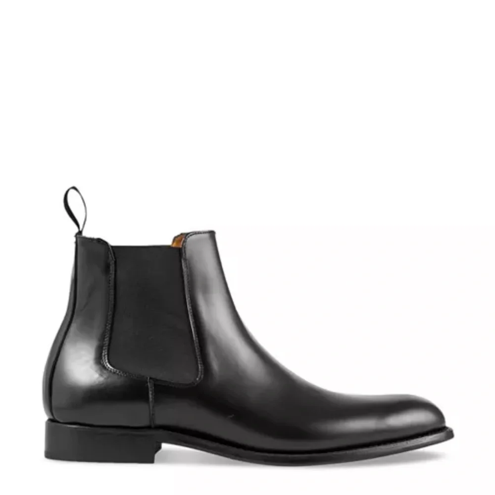 Men's Ankle Pull On Chelsea Boots - Picture 3 of 5